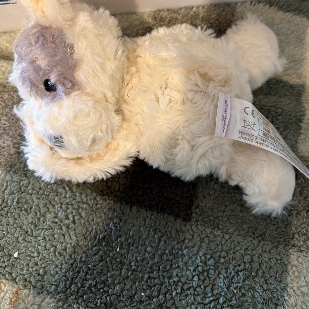 Warmies Junior Dog Marshmallow Microwavable Weighted Plush Puppy